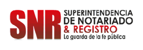 Logo de la Superintendencia de Notariado y Registro (SNR) — cliente de Zolem