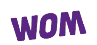 Logo de WOM — cliente de Zolem
